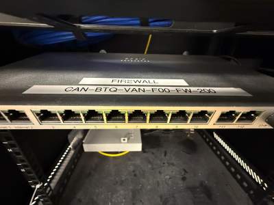 Structured cabling installation by CimaSolutions