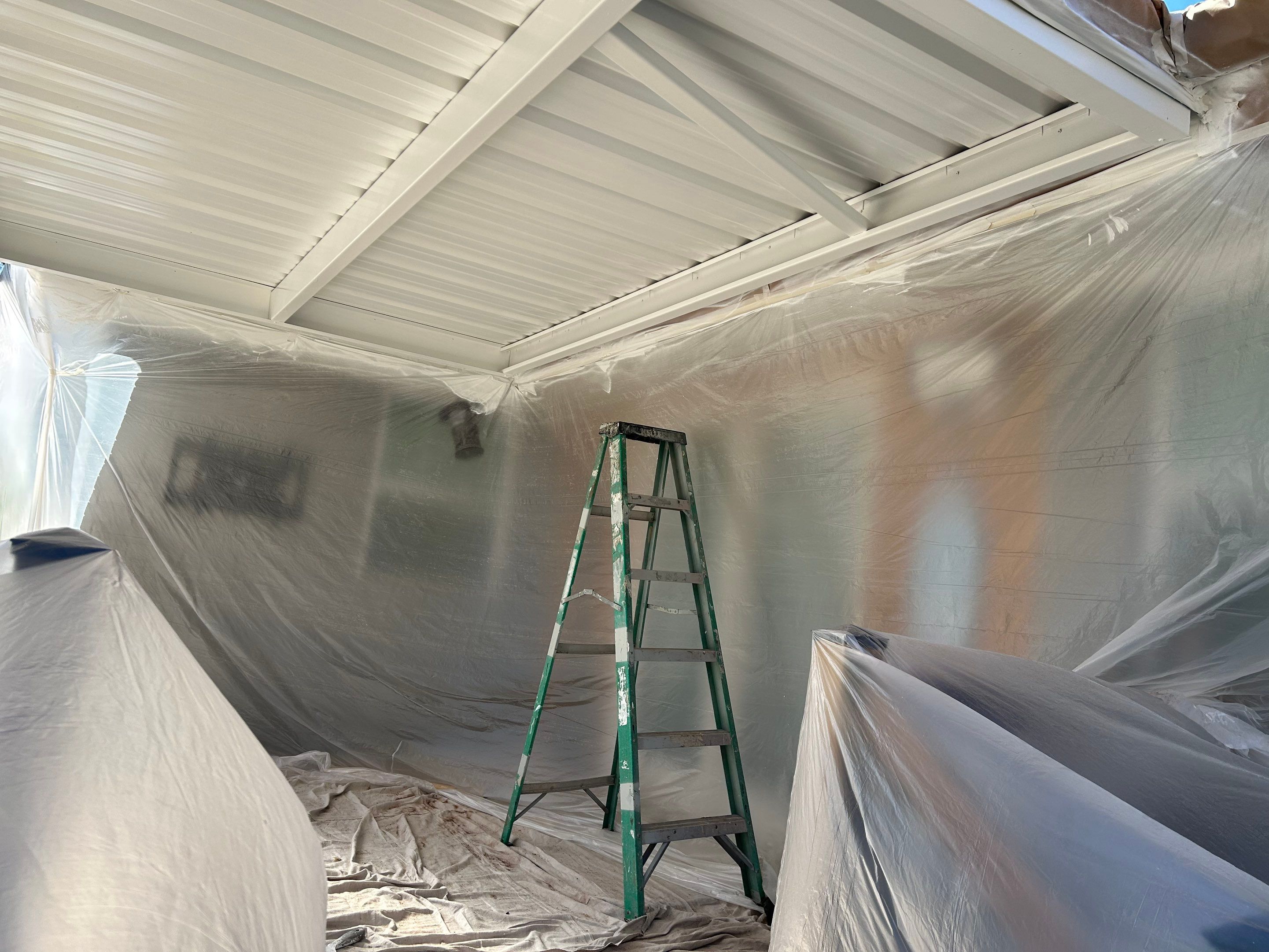 Exterior Painting on Patio Tuttle Ok by 5Coat Roofing & Construction