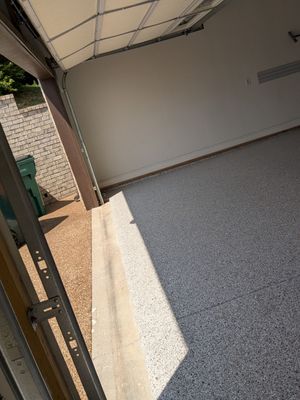 Garage Floor Coating using Coyote