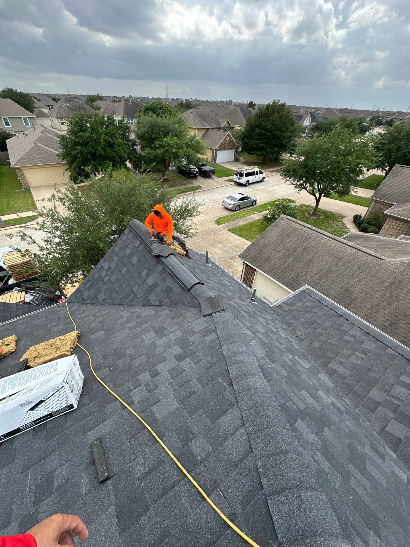 Project in Katy by Motion Roofing