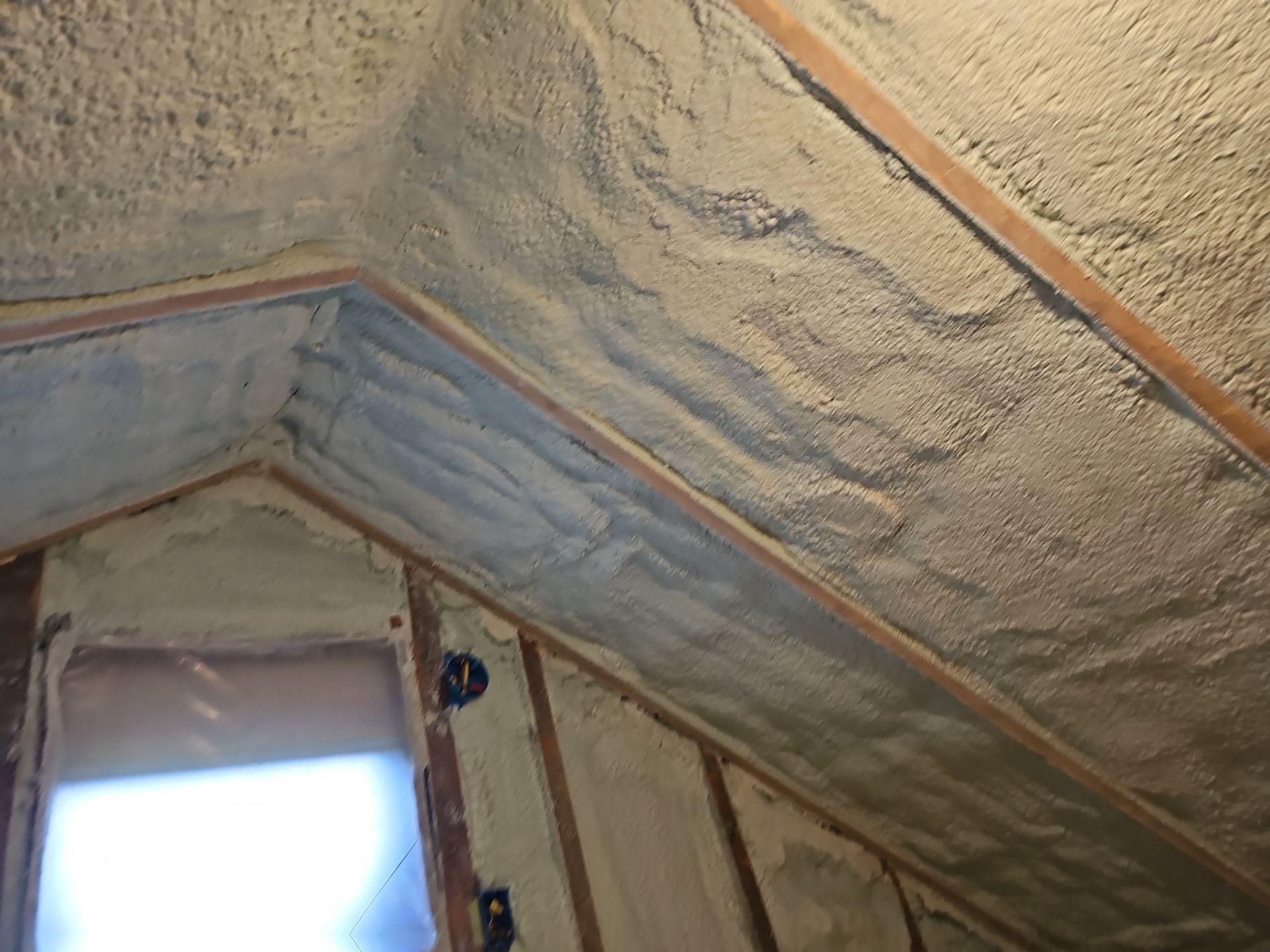 Attic Insulation using Closed Cell Spray Foam by NYS Foam & Energy