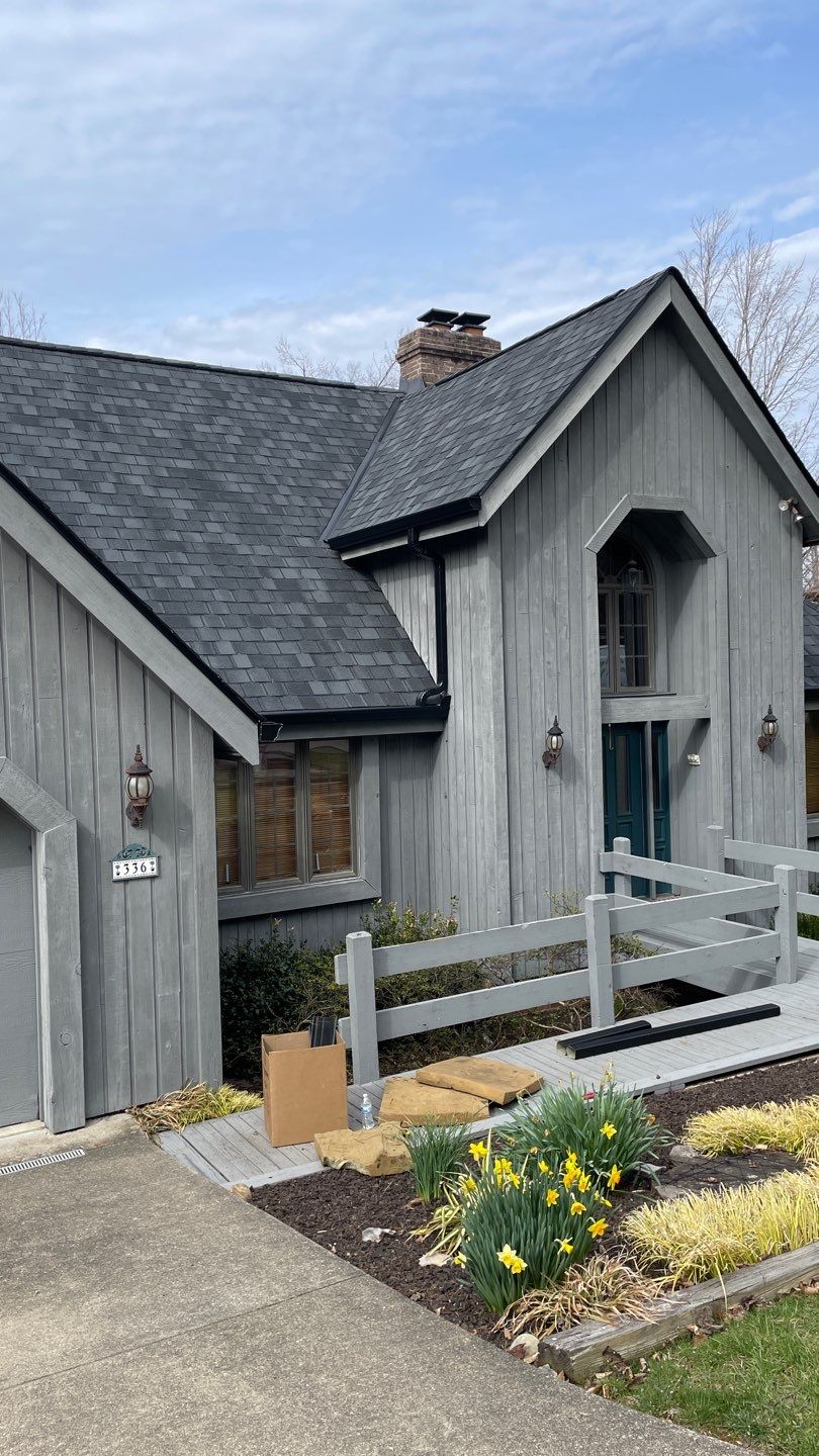 Residential Roofing Installation using Certainteed Belmont Shingle in Black Granite by Secure Construction Company Inc