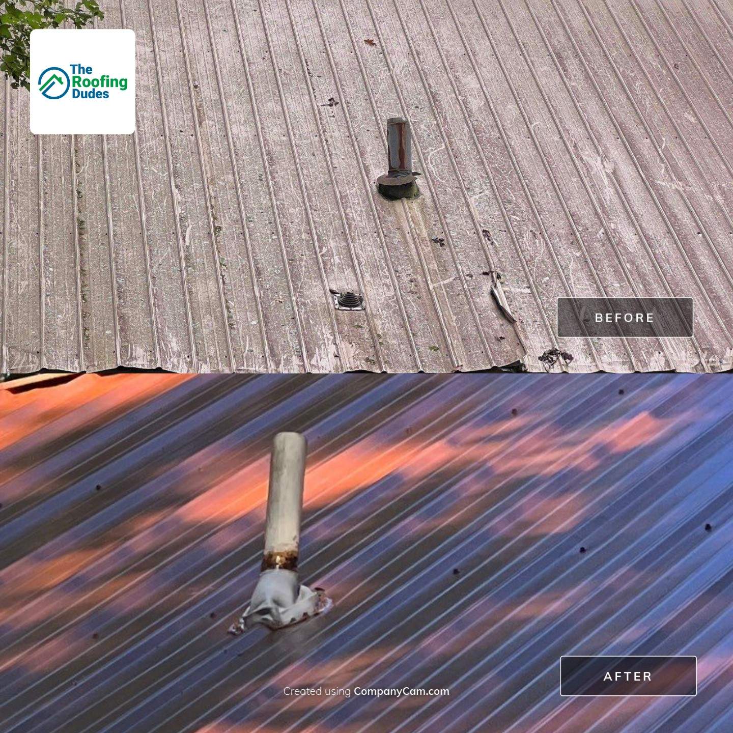 Residential Roofing Installation using 29 Gauge Metal by The Roofing Dudes