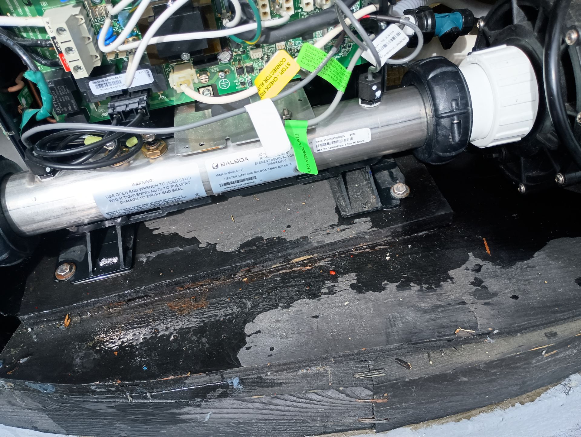 Heater tripping the breaker by Action Spa Repair LLC