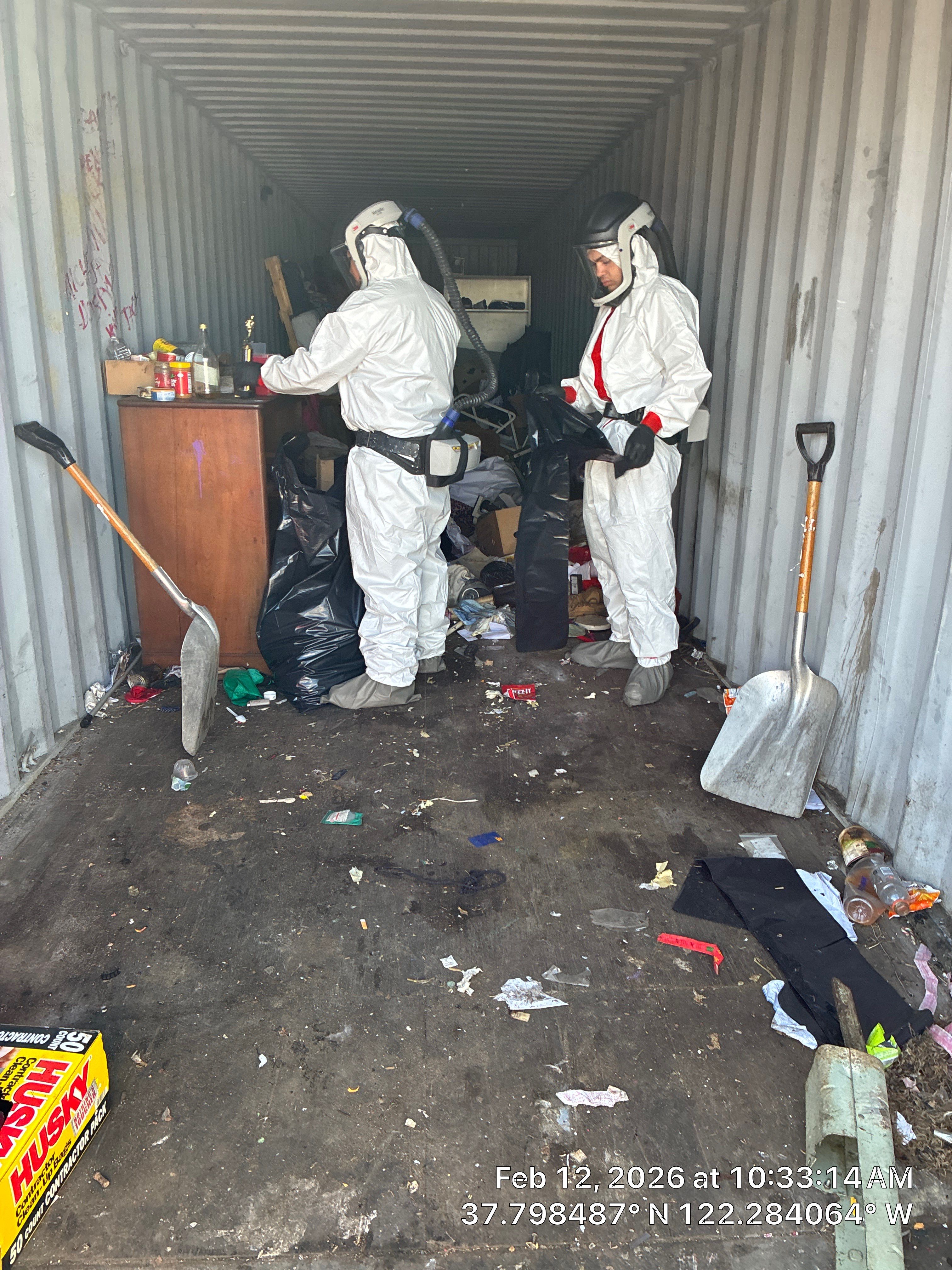 Project in Oakland by 911 Hazmat Cleanup 