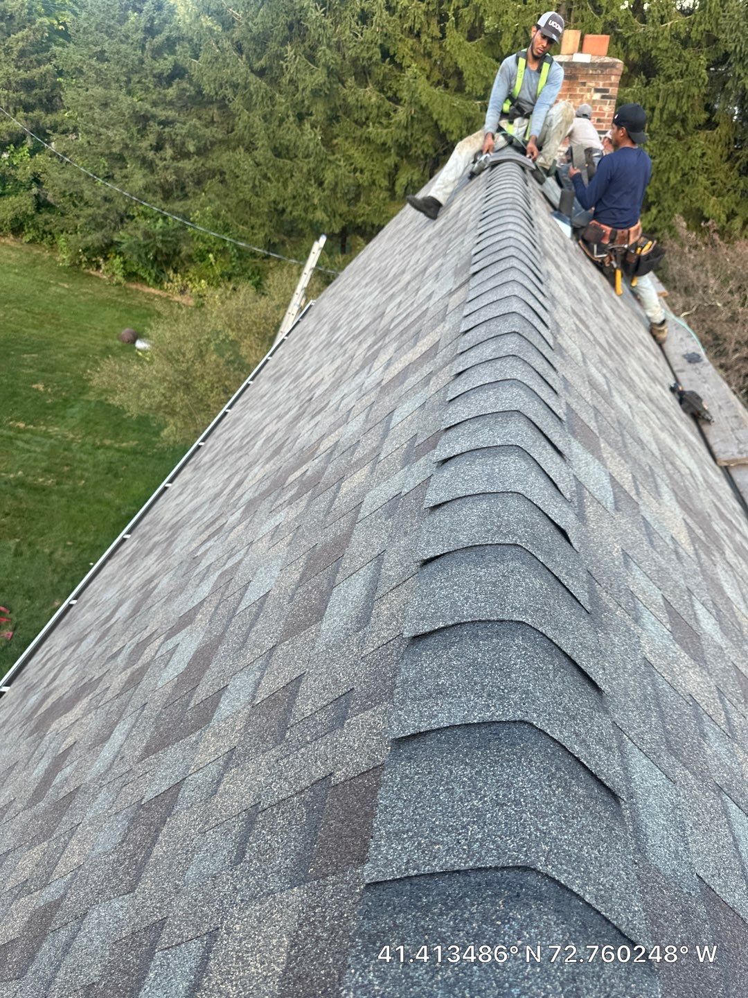 Residential Roofing Installation using Owens Corning Duration Driftwood by A Plus Exterior