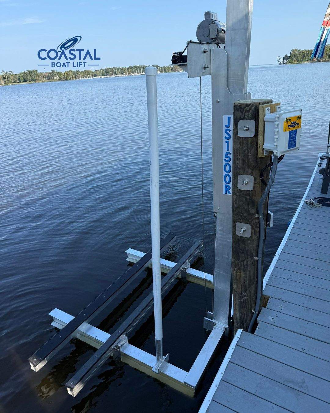 Golden JS-1500R PWC Lift Installation | Eastern NC by Coastal Boat Lift Repair LLC