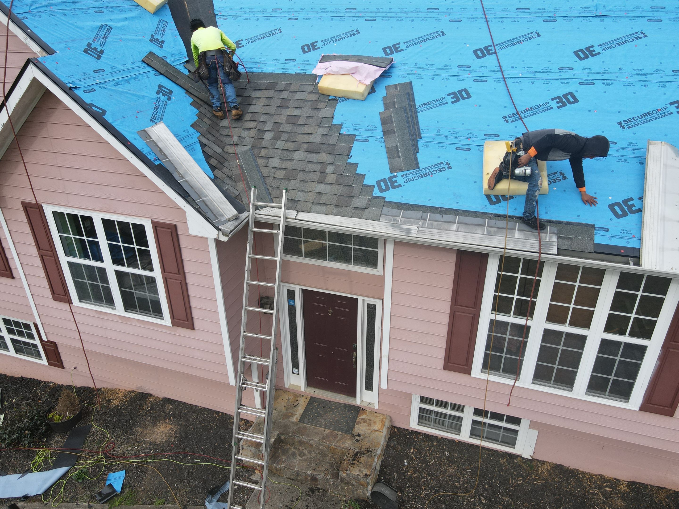 Residential Roofing Installation using Owens Corning by Inspector Roofing and Restoration