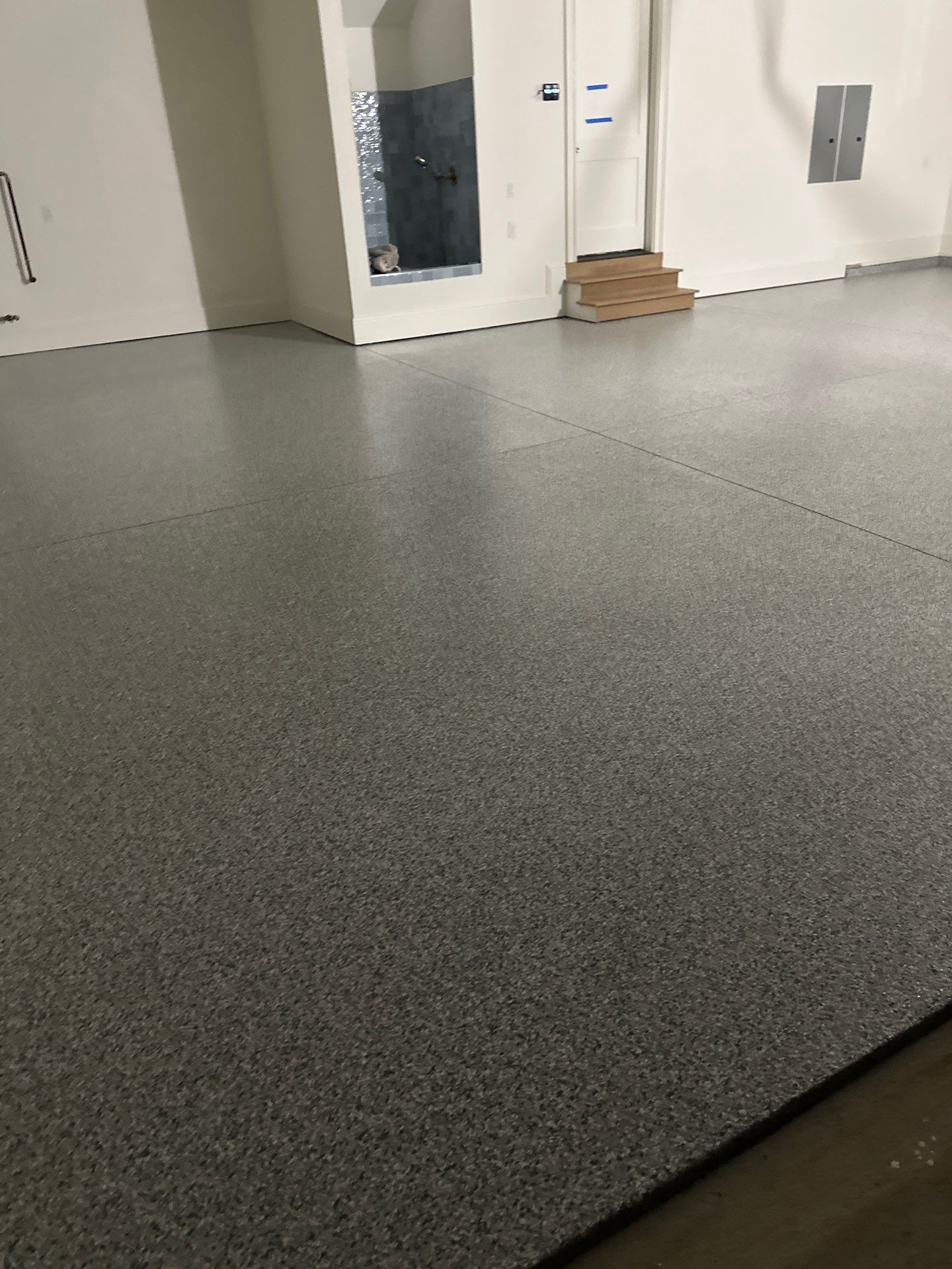 Garage Floor Coating using Gravel by My Garage Floor Guys