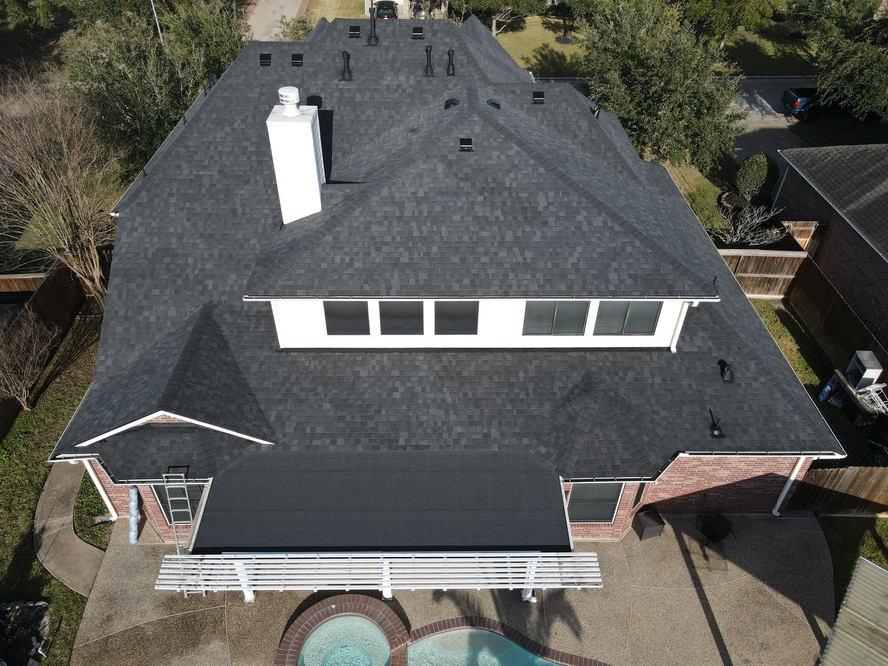 Roof Replacement using Owen's Corning - Duration Onyx Black by Roof Concepts Construction