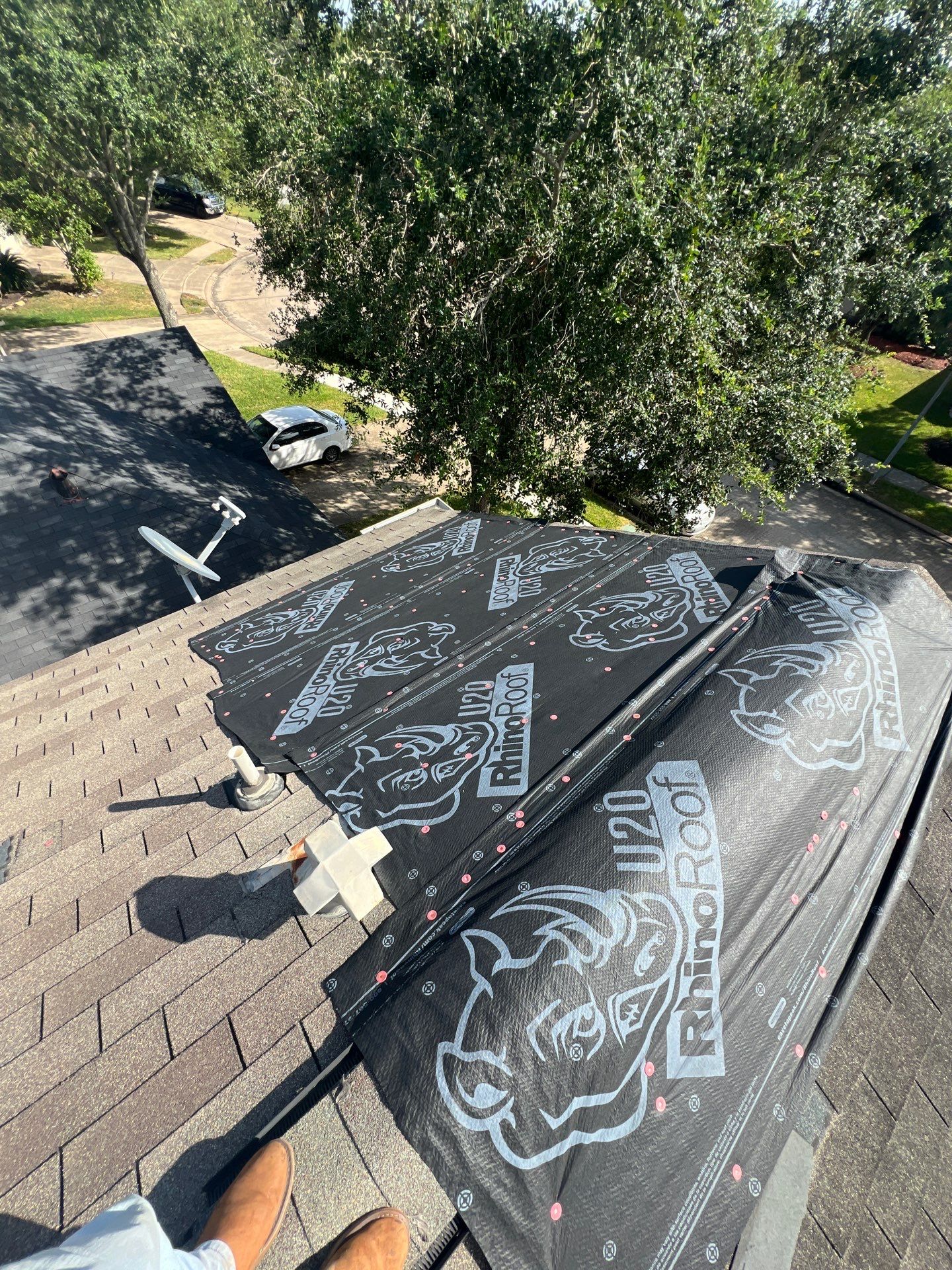 Residential Roofing Repair using Owen's Corning Duration (Lifetime) Shingles by Roof Repair Company