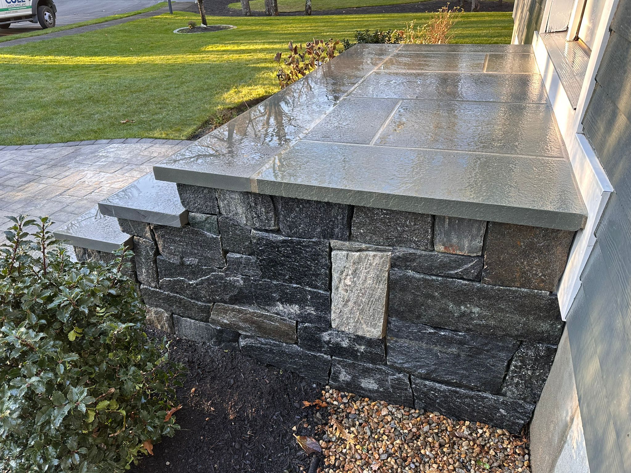 Front Entry Refresh  by Cole Landscaping Inc