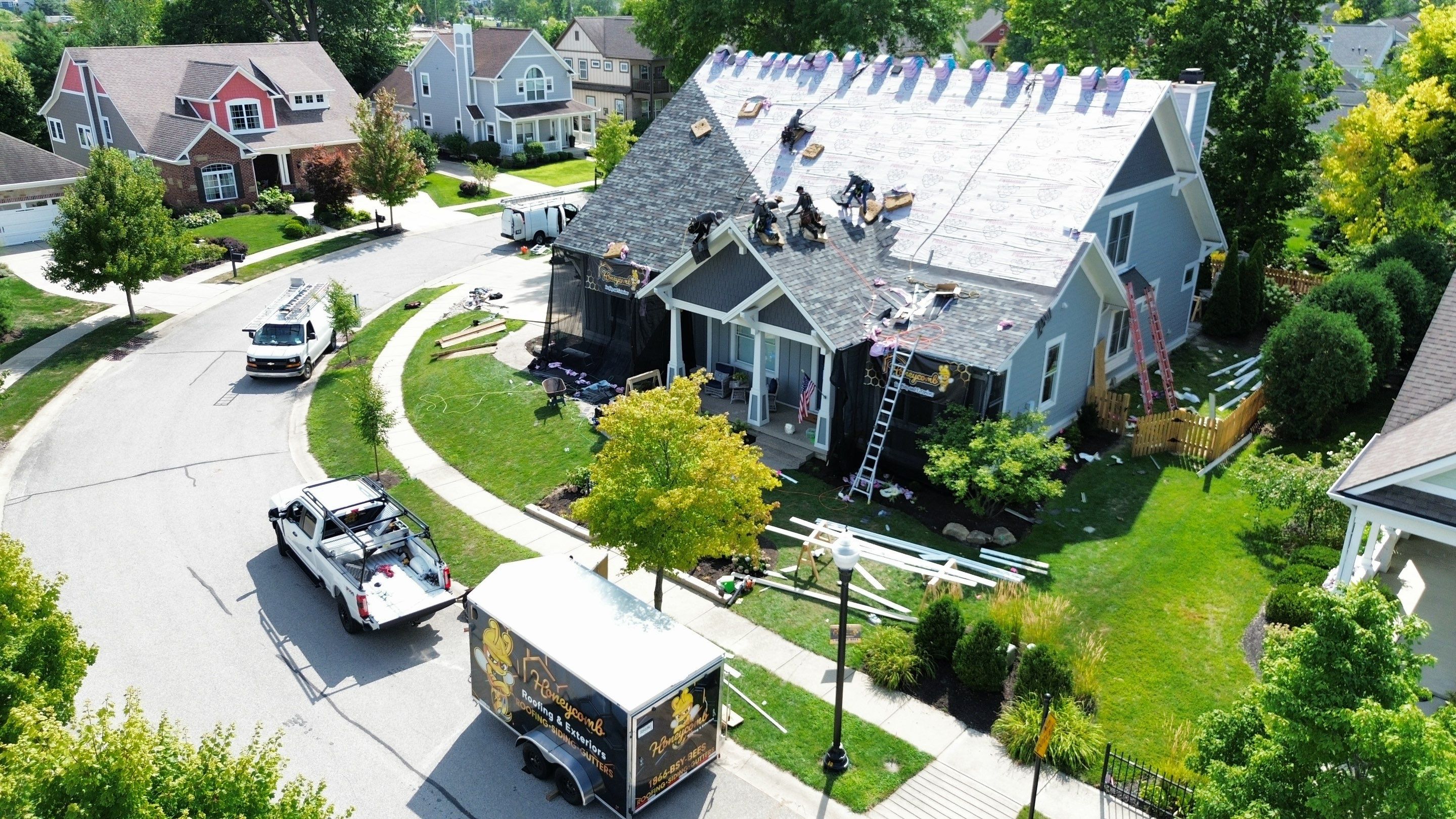 Cole- Project Portfolio  by Honeycomb Roofing and Exteriors