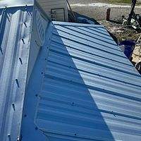 24ga 5V Crimp Mill Finish  by Total Roofing System The Metal Roof Experts