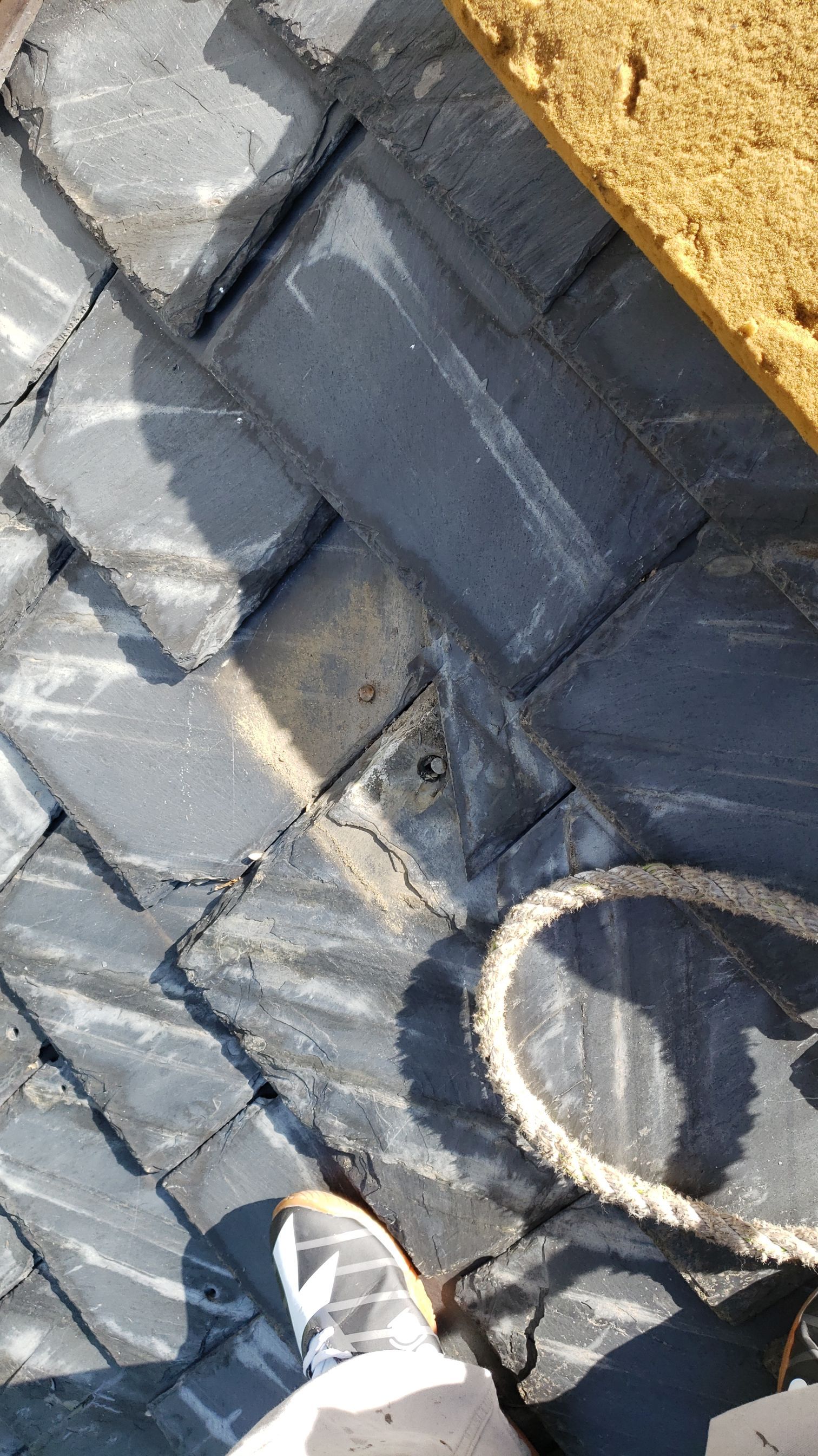 Slate repair in Guilford by Roof Right Inc