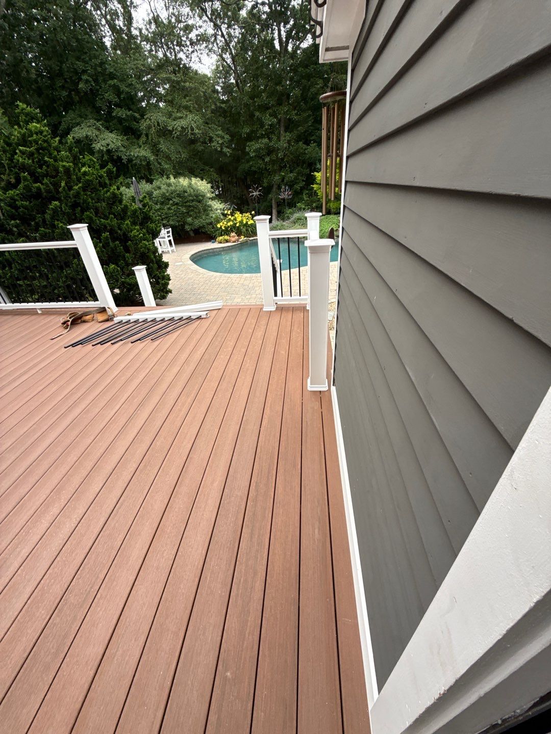 Custom TimberTech Composite Deck Replacement in Newburyport, MA by Sensible Home Solutions