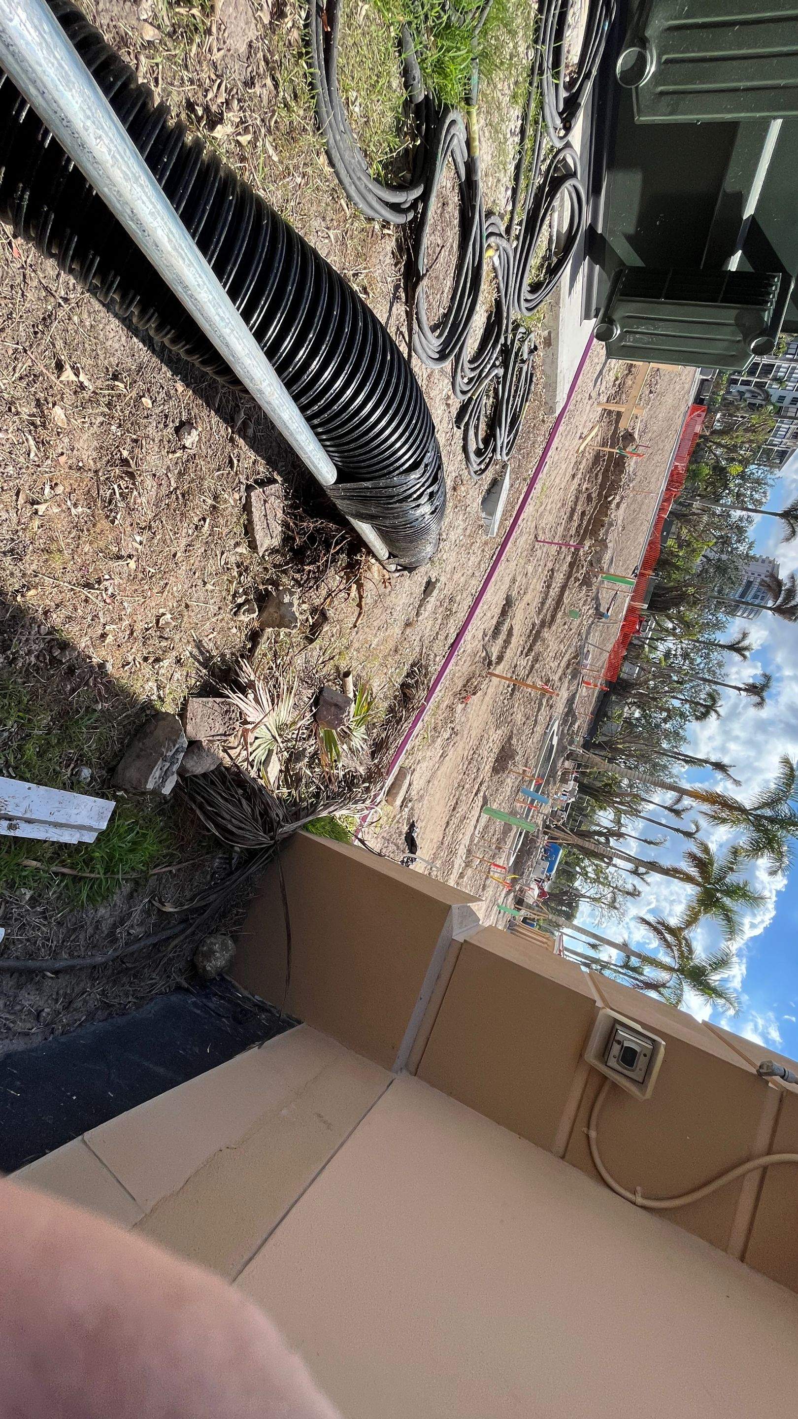 Ritz-Carlton Front Parking Daylighting by Don Mar, Inc. Storm Water Solutions