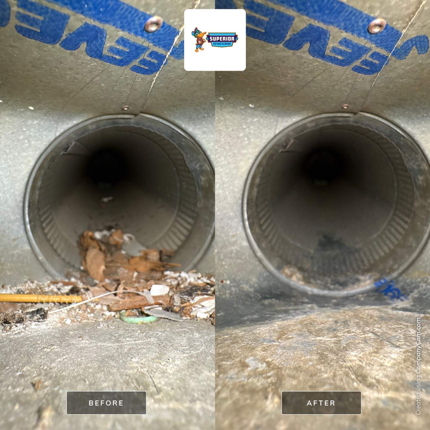 Air Duct Cleaning With a Vacuum Truck in Boardman, OH by Superior Air Duct Cleaning