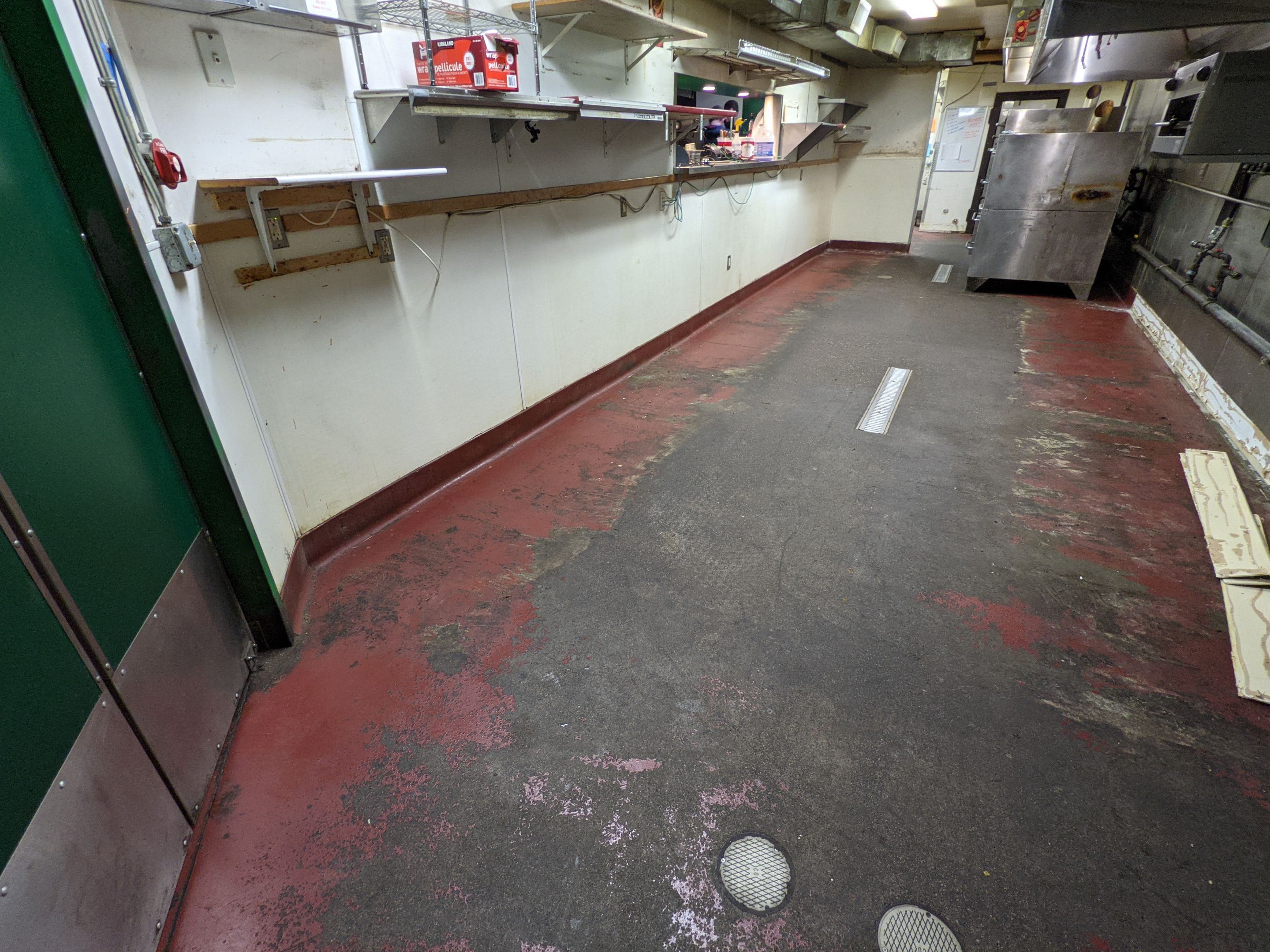 Commercial Floor Transformation using Penntek Evolution System by Croc Coatings, LLC