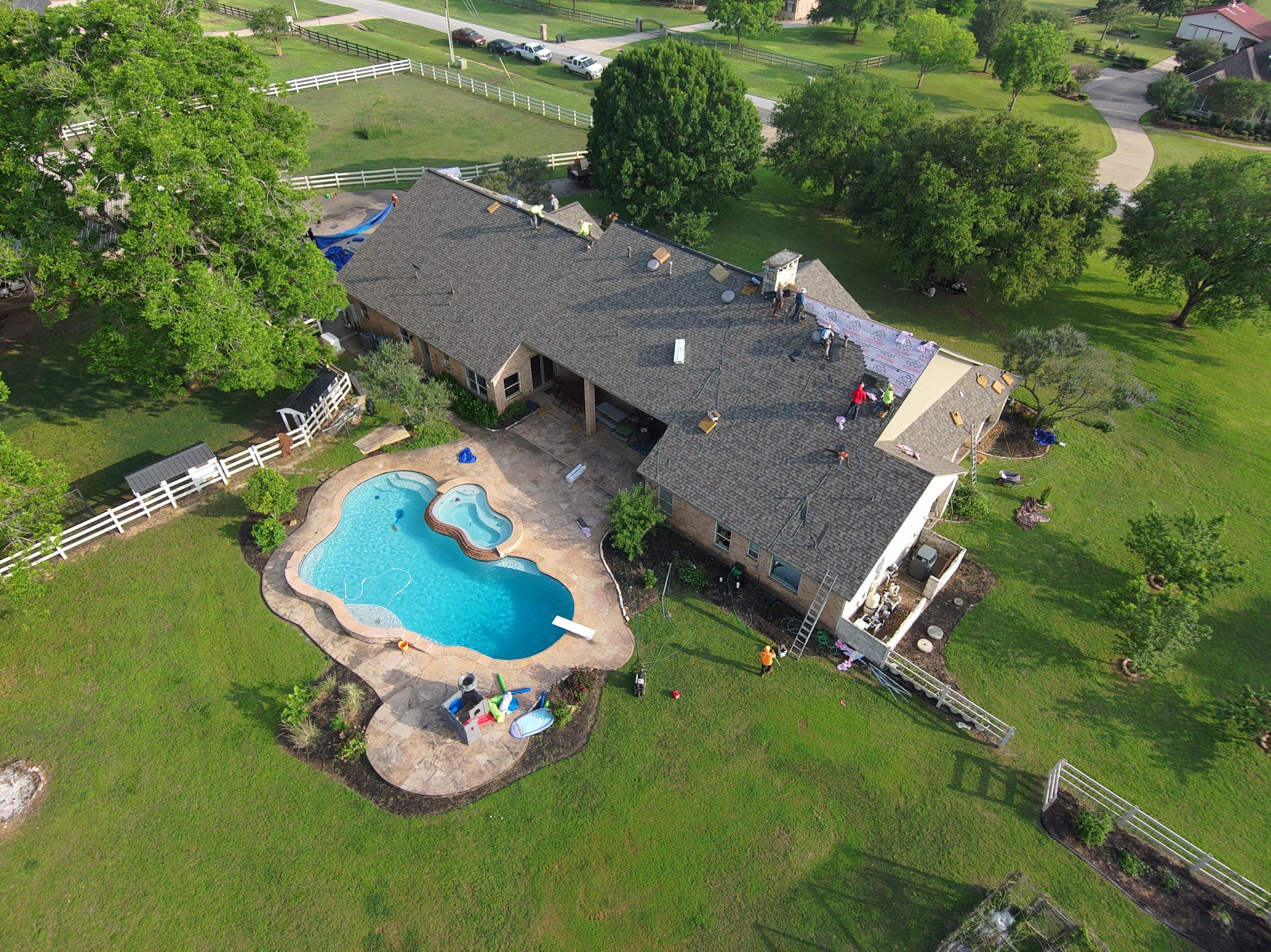 Residential Roofing Installation using Owen's Corning Duration (Lifetime) Shingles by Roof Repair Company