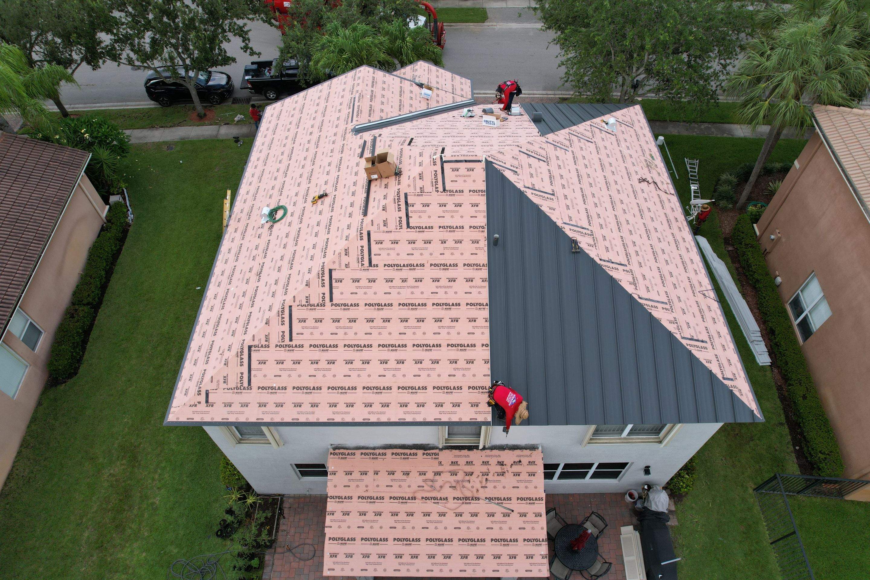 Series 1300 Englert Metal Roof in Weston by Roofing Recovery
