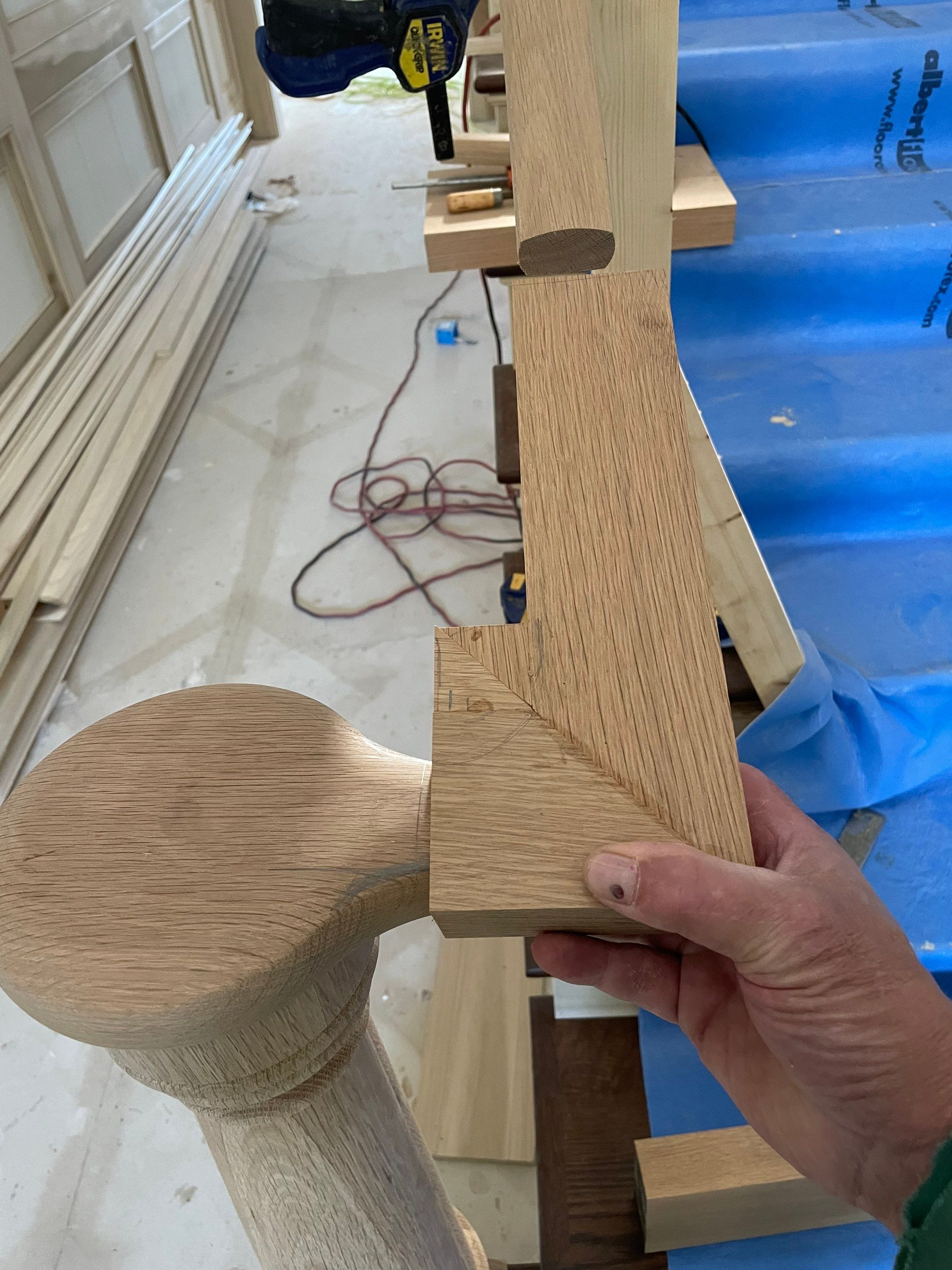 Stunning Ada Brownstone - Custom Staircase, Pattern Floor by RTBaldwin Hardwood Floors