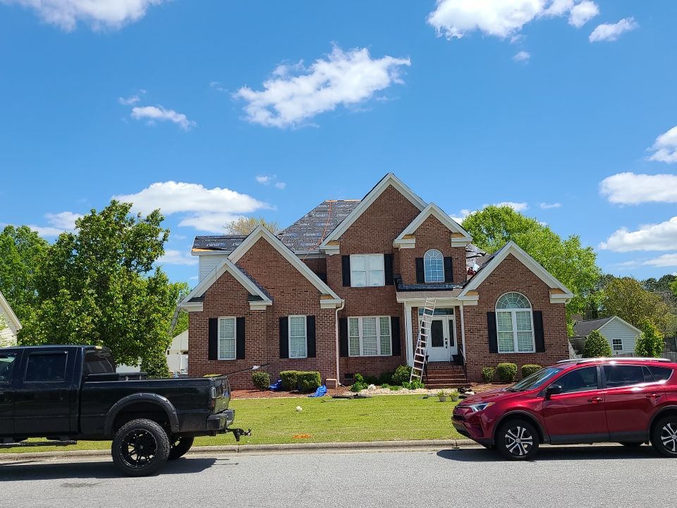 Residential Roofing Installation using High Grade Asphalt Shingles by Carolina Trophy Roofs
