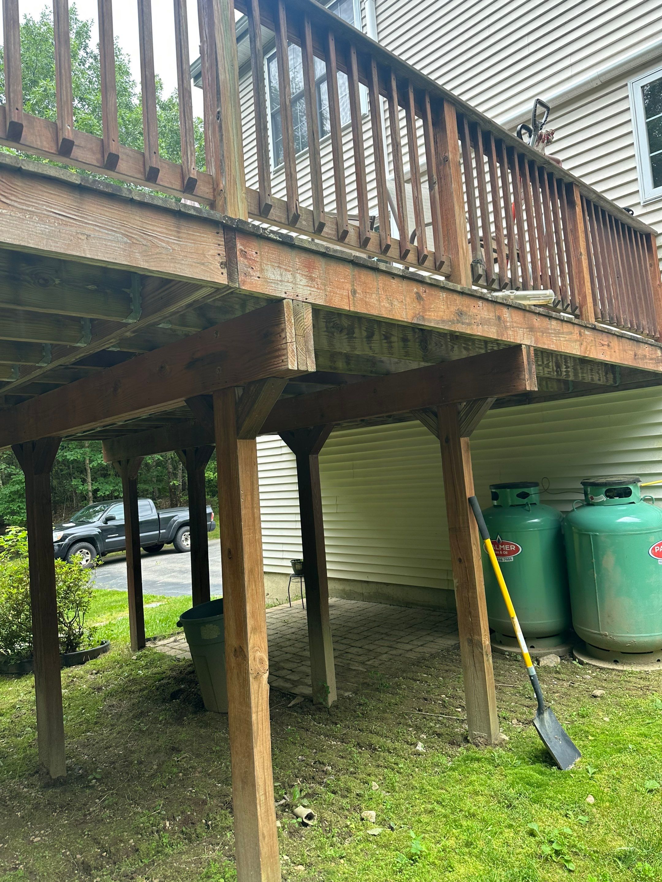 Nottingham Deck Demo - Three Season Build by Tall pine roofing
