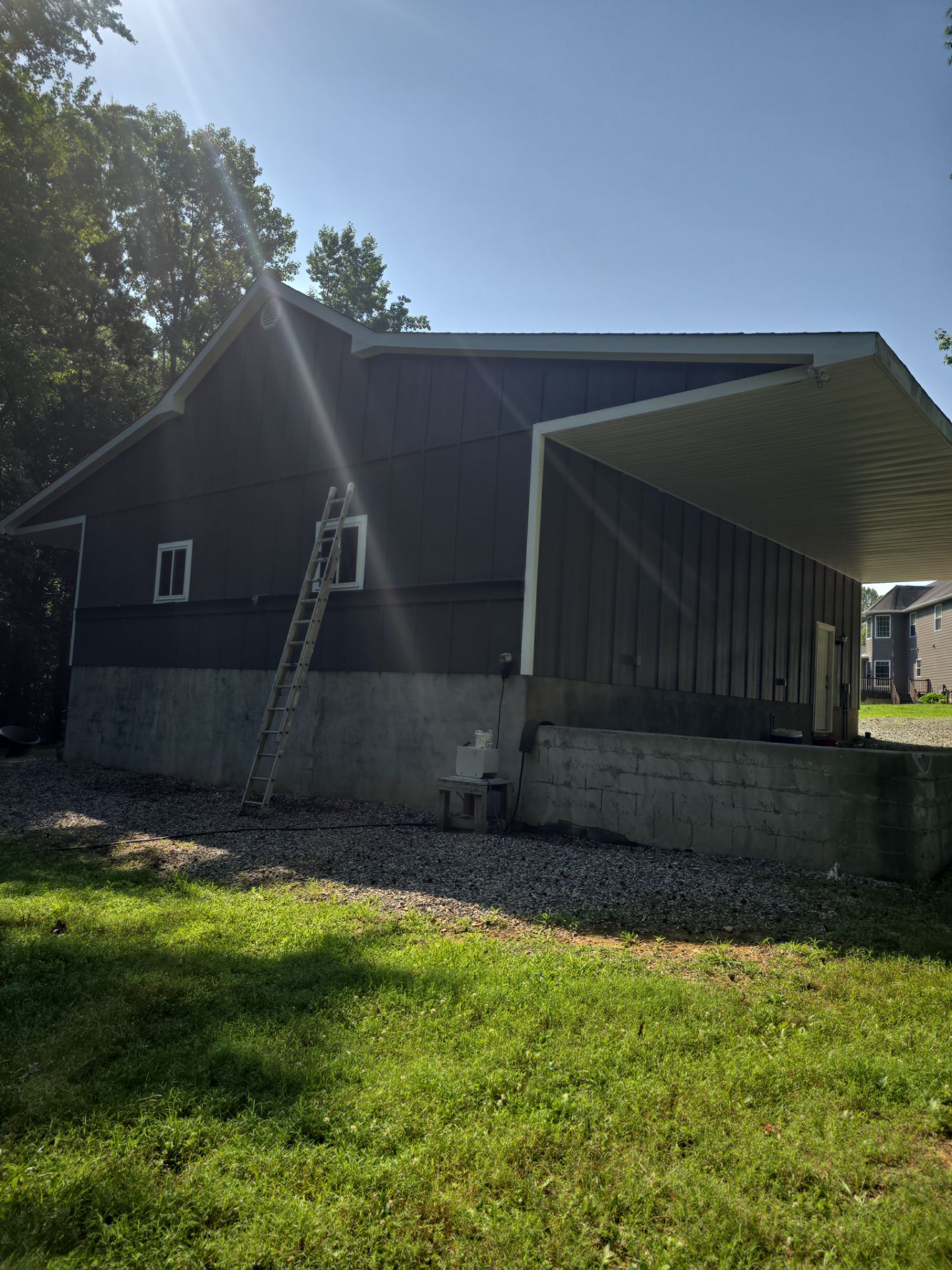 Siding replacement, exterior painting, and front door staining. by GonzalezPainters & Contractors Inc
