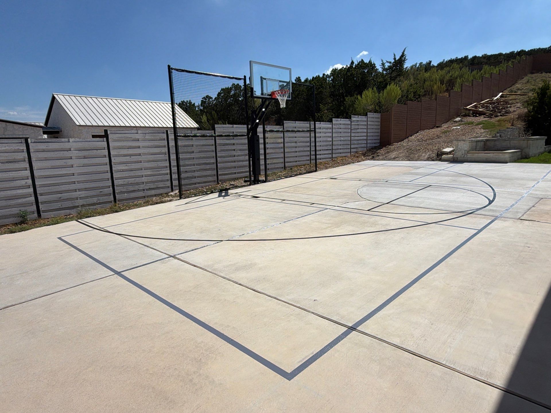Deaton Driveway Court by Sport Court Austin