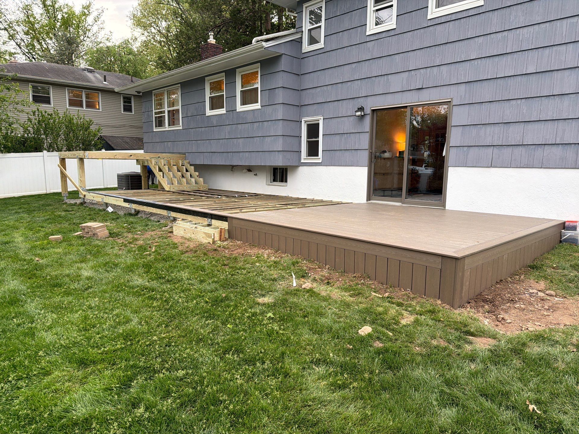 New Bi Level Deck In Westfield , New Jersey  by deck guardian