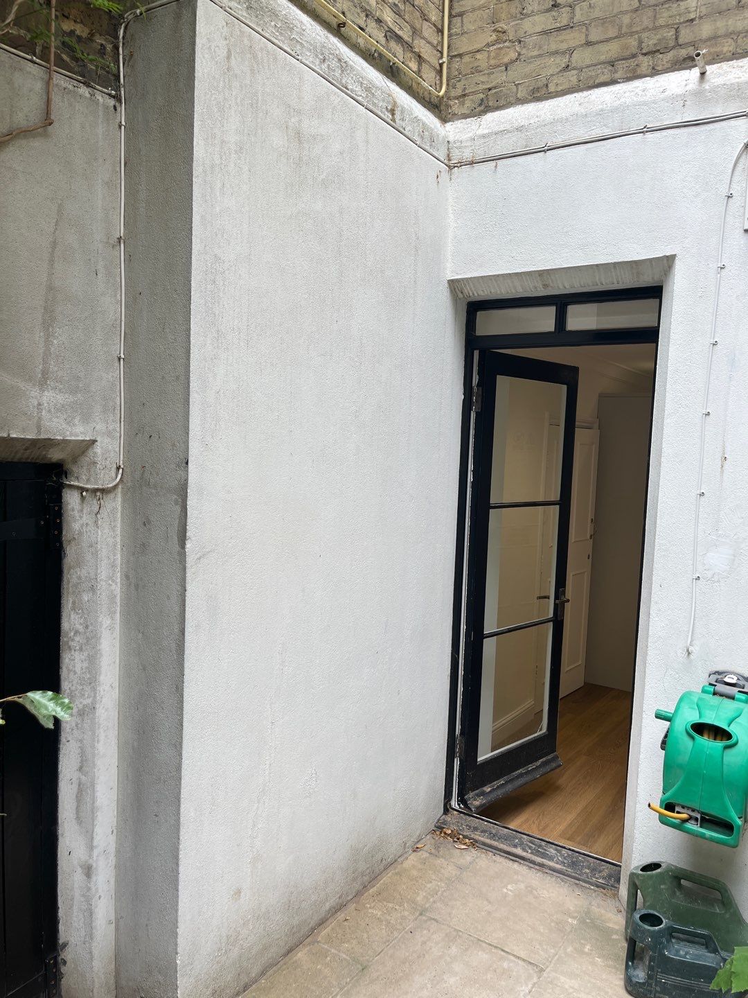 Basement garden patio and render clean by Ges Exterior Cleaning ltd