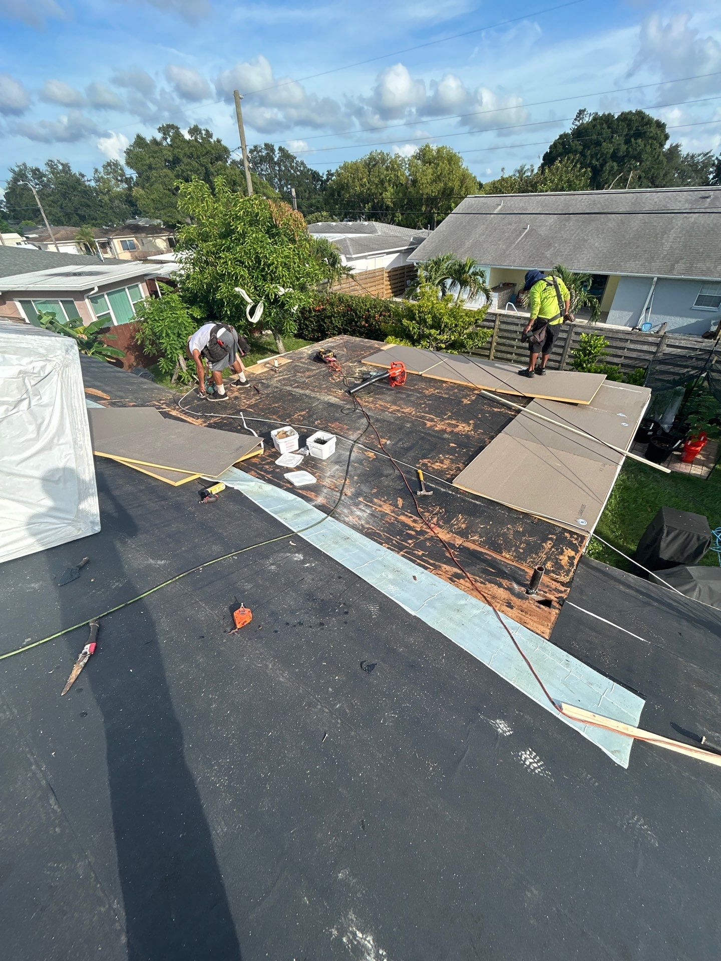 Project in St. Petersburg 33713 by Mitchell Roofing Company LLC 