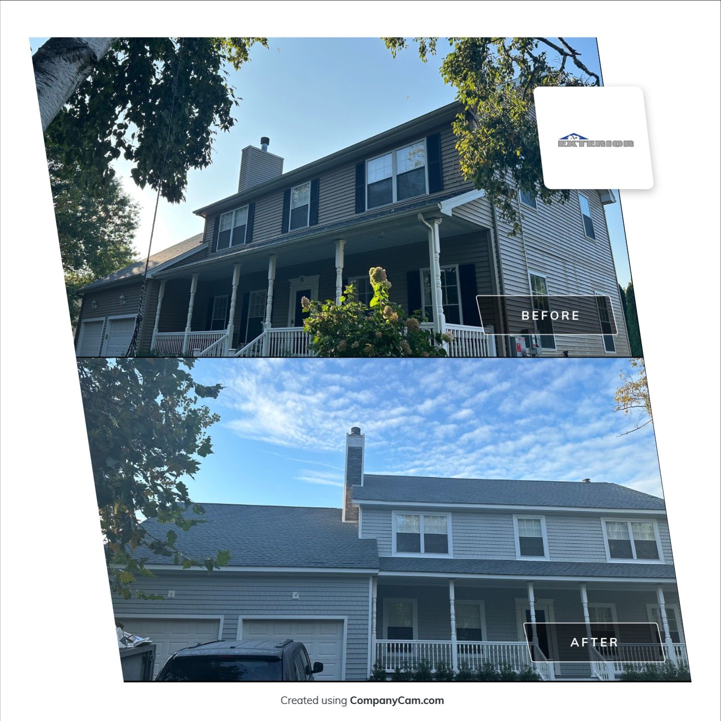 Siding Installation using Certainteed Cedar Impressions Sterling Gray by A Plus Exterior