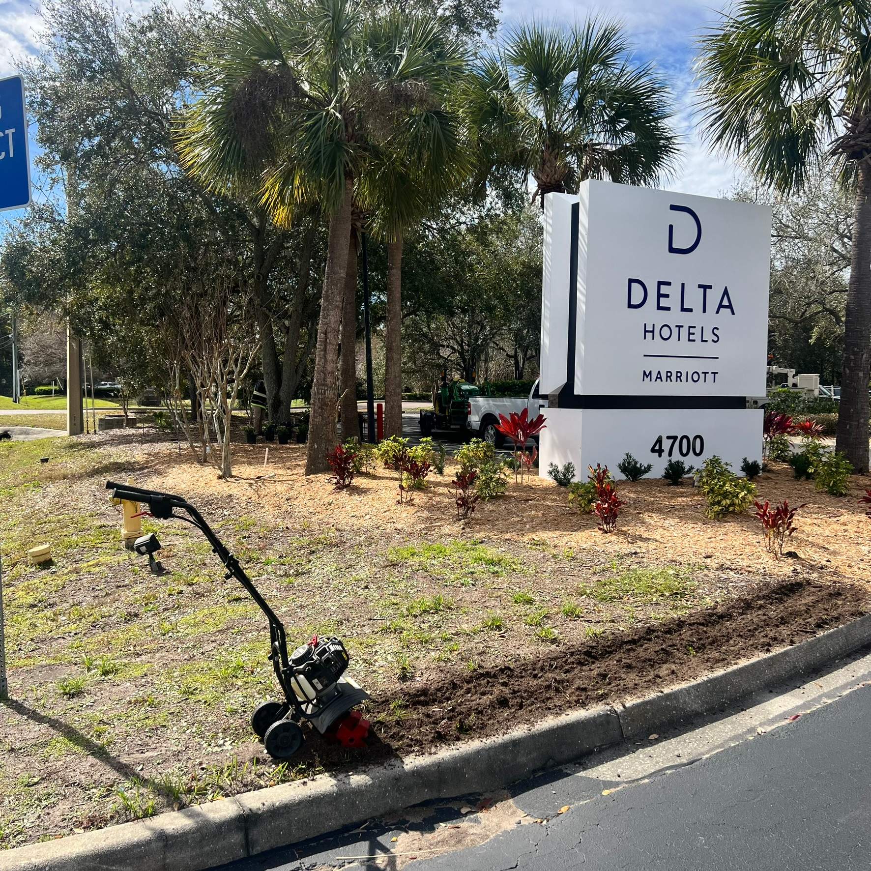 Landscape Install | Marriott Hotel by ProGreen Services