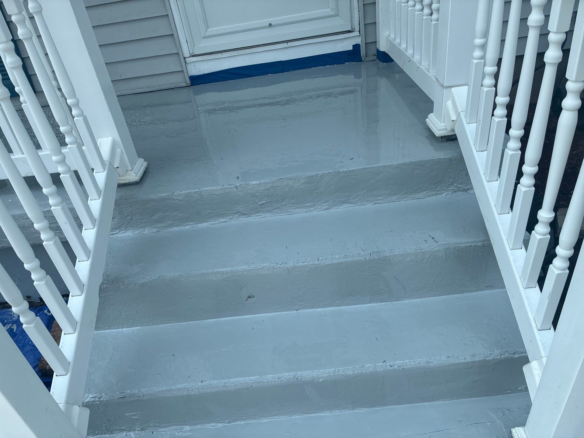 Concrete Floor Coating in Gravel by DiGiorgi Roofing and Siding Inc