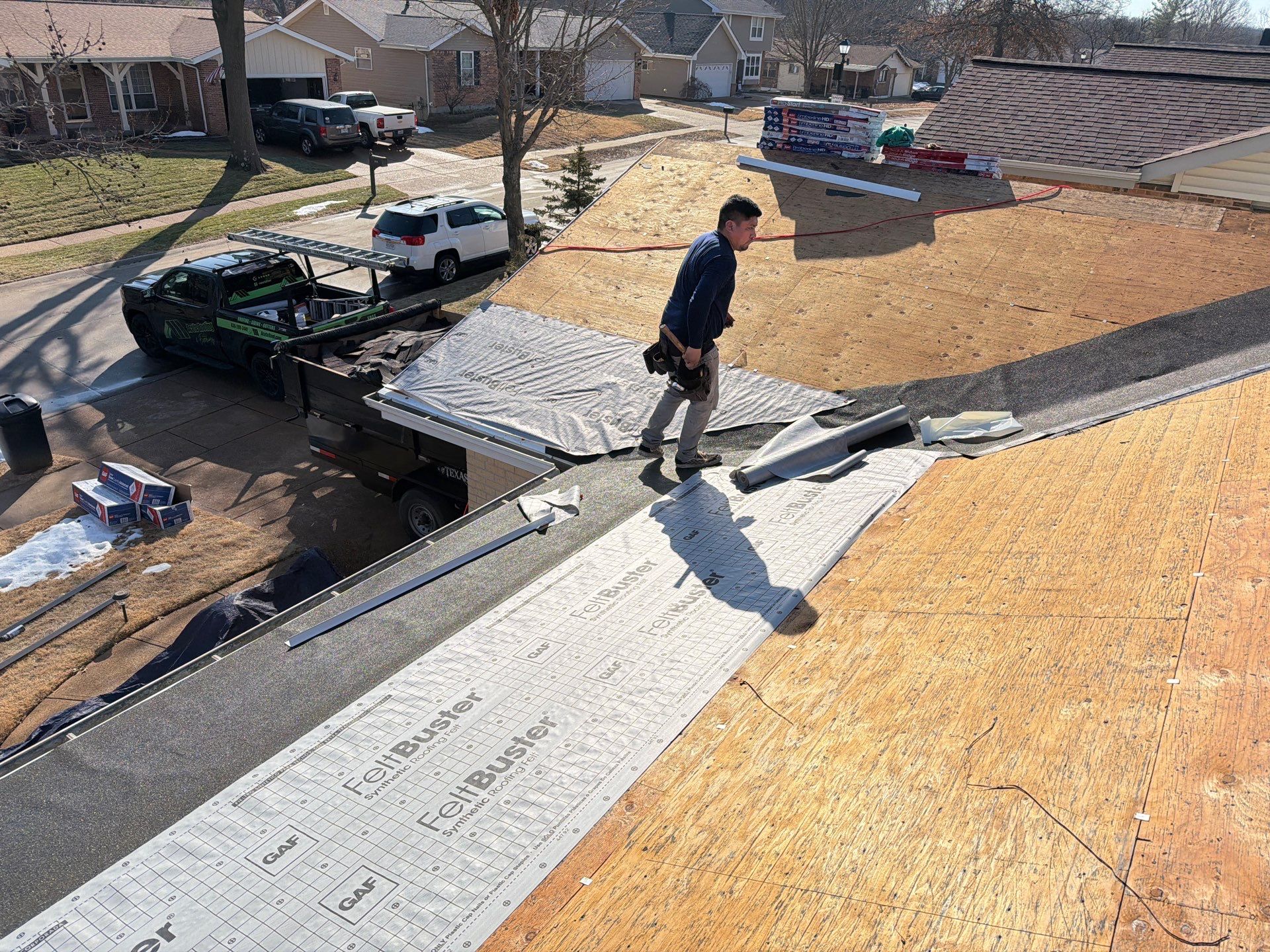 A Complete GAF Roofing System Replacement by Acute Roofing And Exteriors