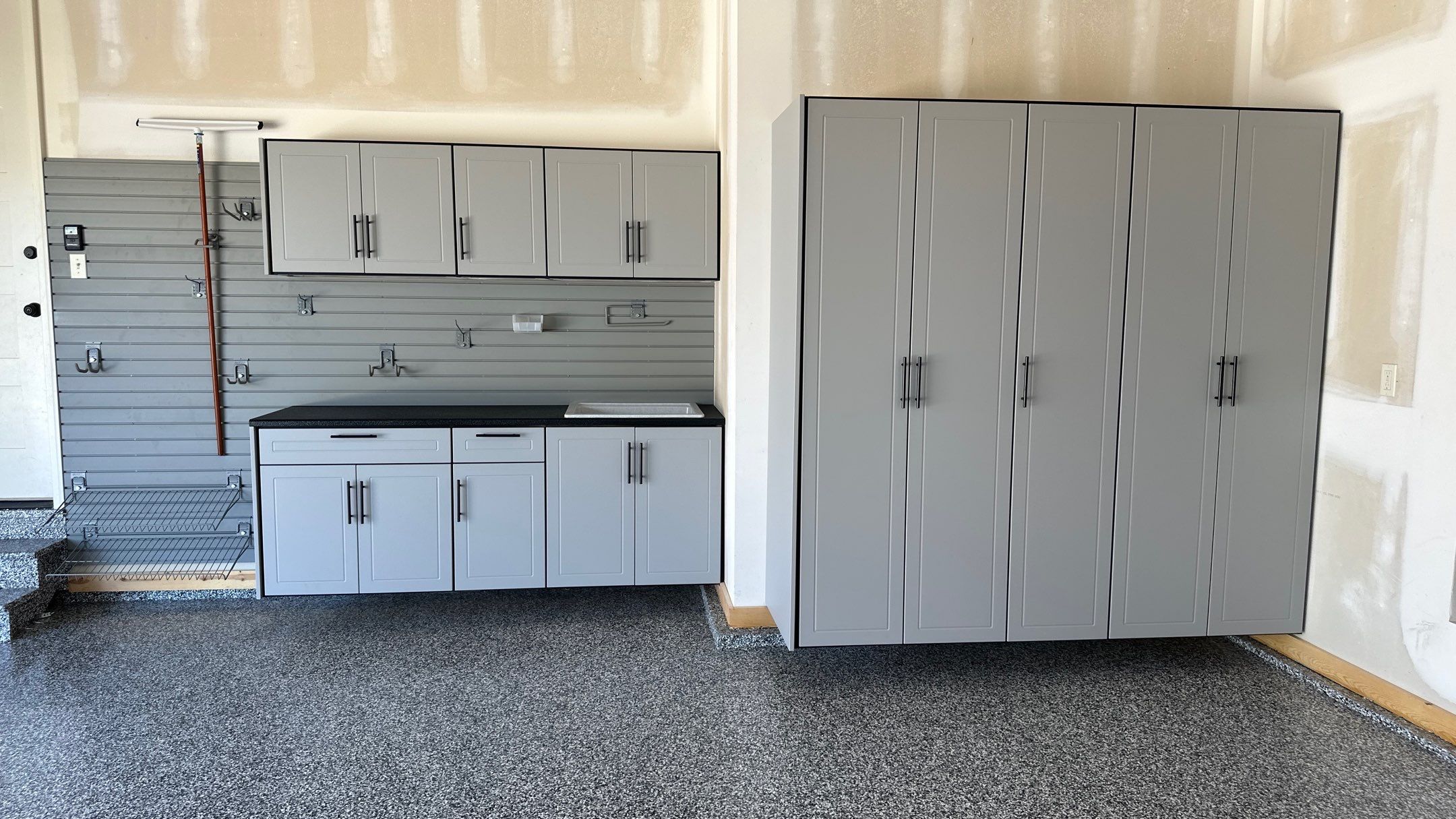 Jeff H. transformed his garage with a new floor and cabinets by Banner Garage