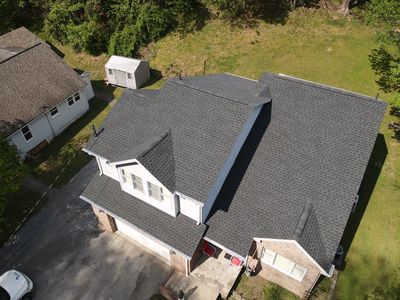 Residential Roofing Installation using GAF Timberline HDZ Charcoal