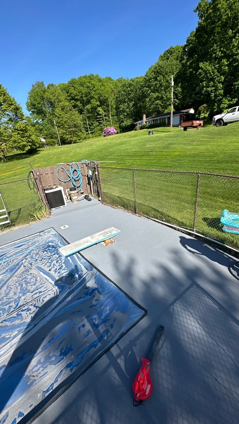 Pool Deck + Steps + Porch Project in JEANNETTE by Floors in a Day, Inc