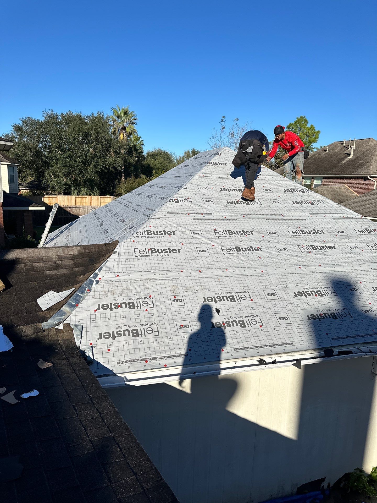 Project in Pearland by Motion Roofing