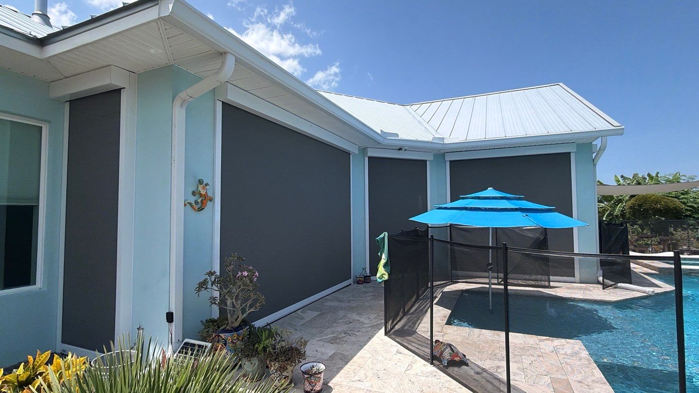 Motorized Hurricane Screens by Smart Guard Shutters