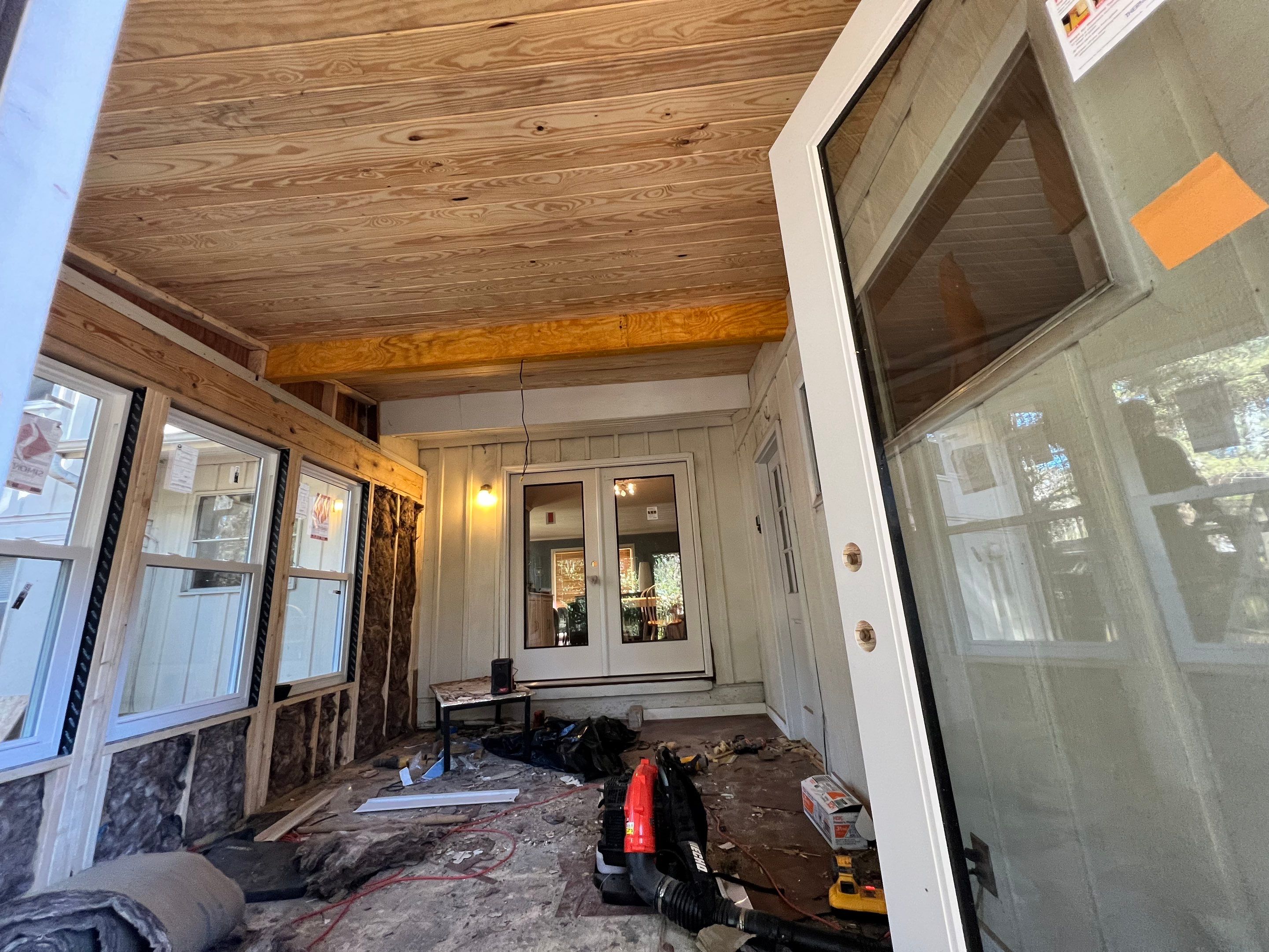Sunroom Conversion and Pressure Treated Deck Installation in Doraville by Swift Home Renovations