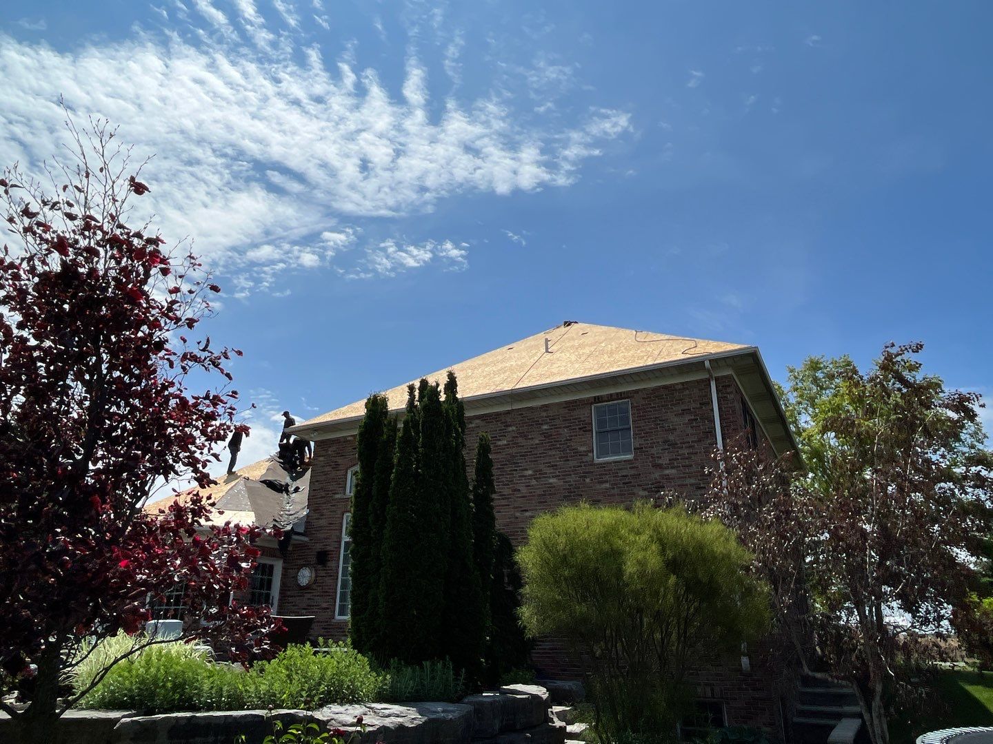 Residential Roofing Installation using GAF Timberline HDZ Charcoal by Nitro Roofing and Construction