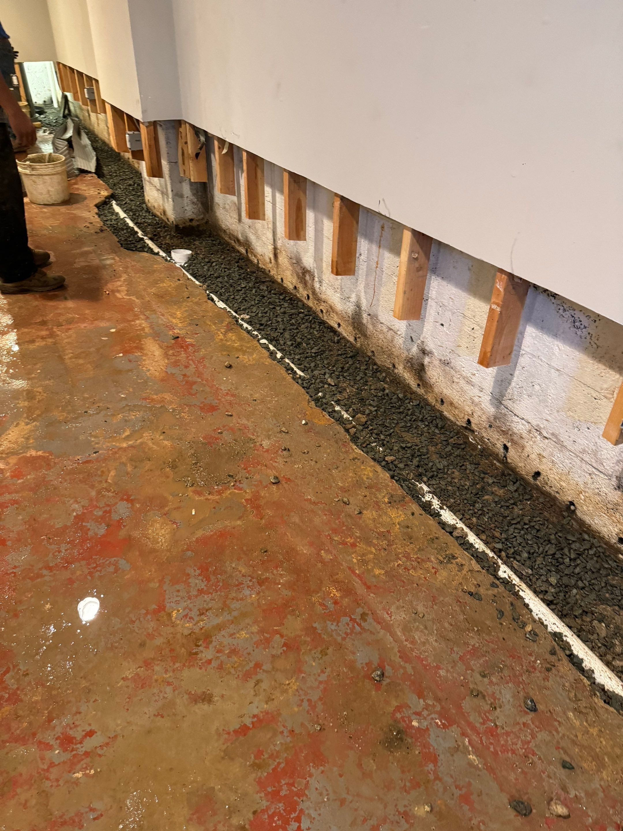 Interior French Drain Livingston NJ by Pure Service Pro, LLC 