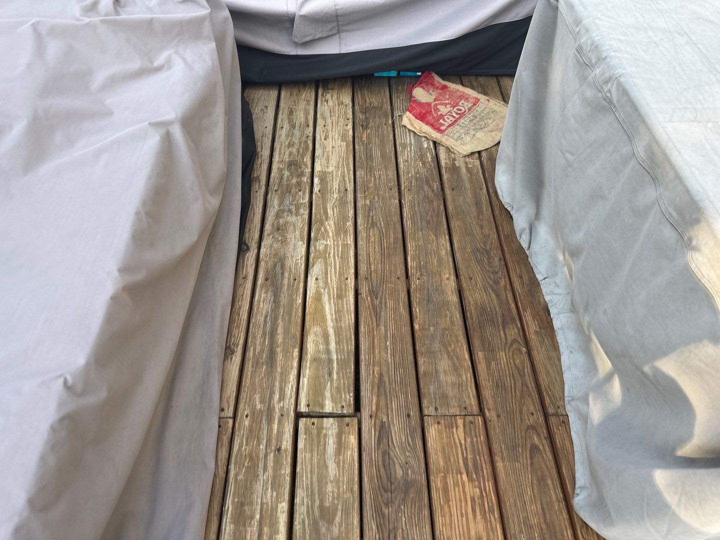 Weathered Deck using Wood Sealant by DuraSeal