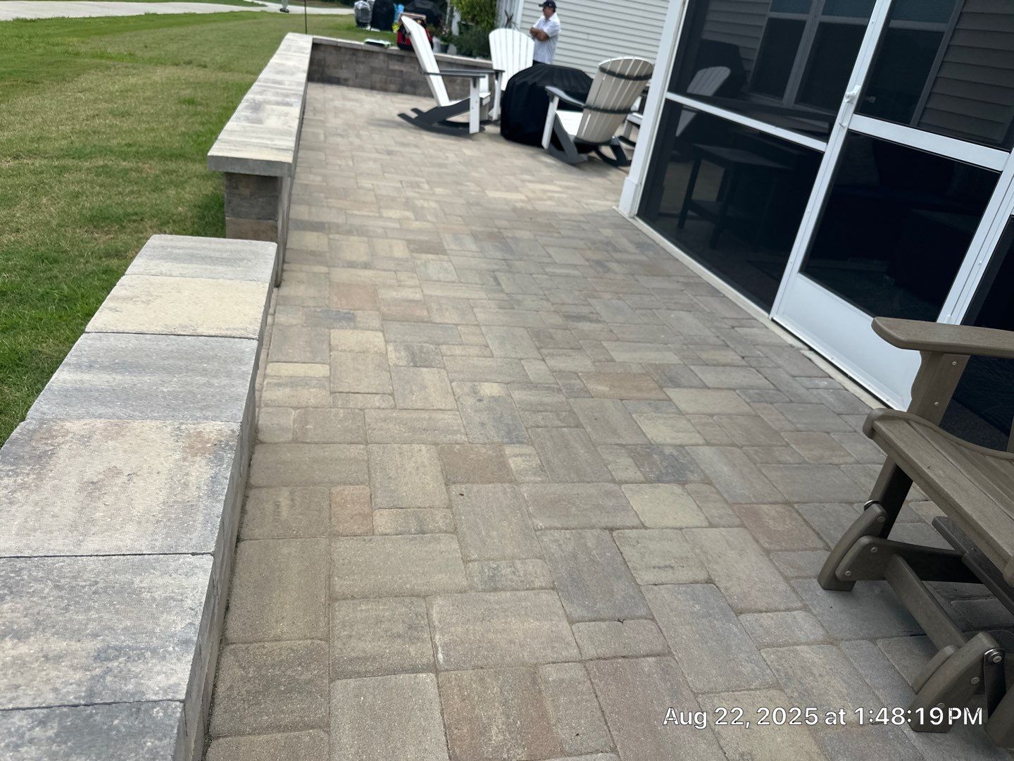 Pavers using Concrete Sealant by DuraSeal