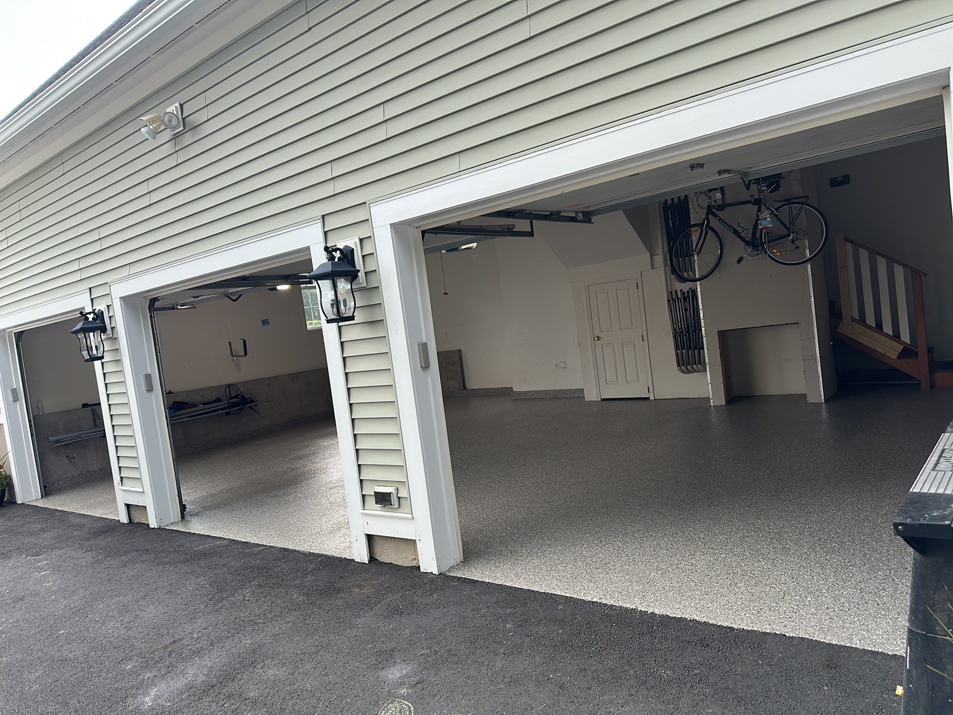 Scarelli Garage & Walkway TransFLOORmation by Symphony Concrete Coatings