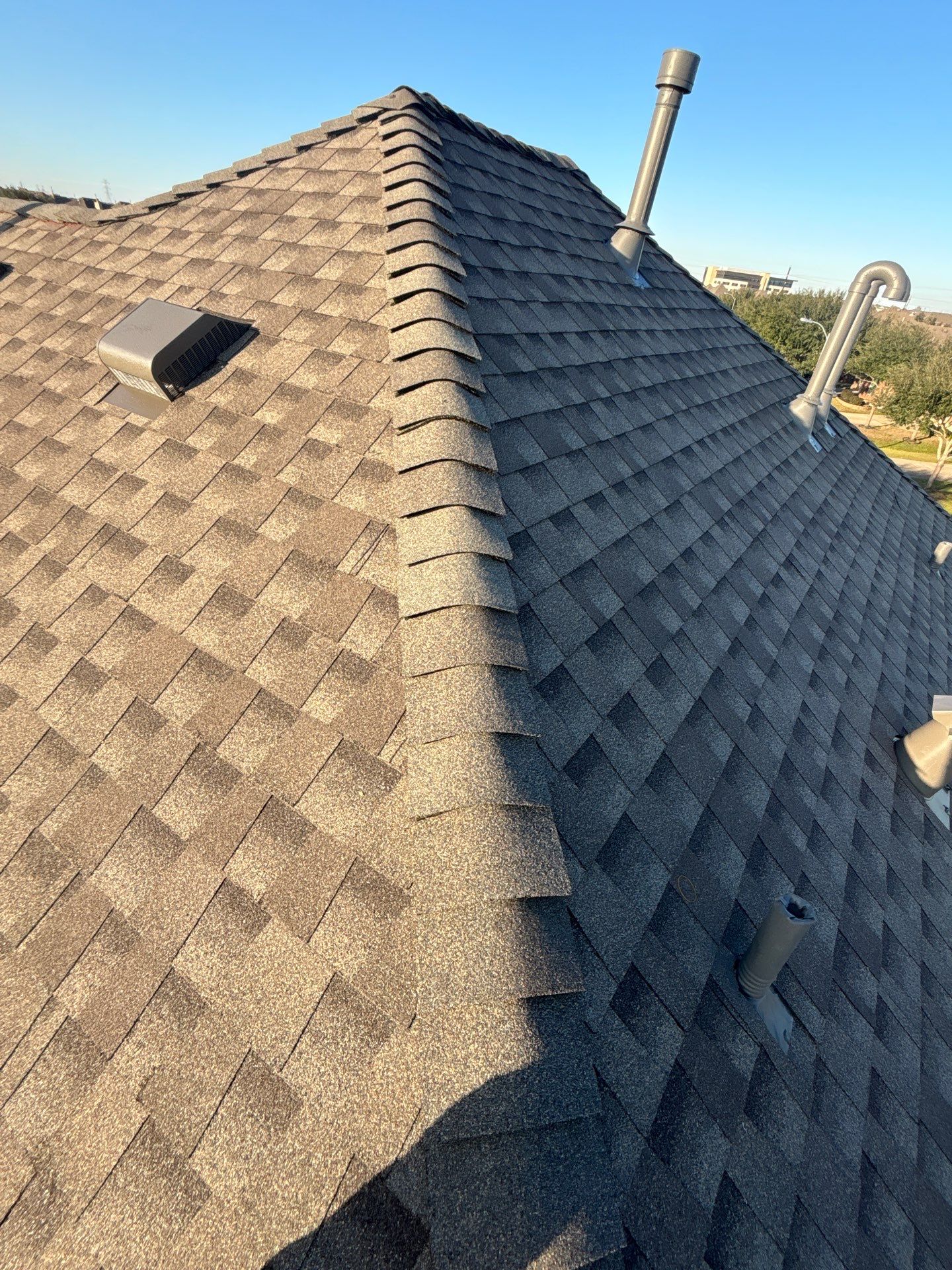 Residential Roof Replacement using GAF HDZ - Weathered Wood by Elite Roofing LLC