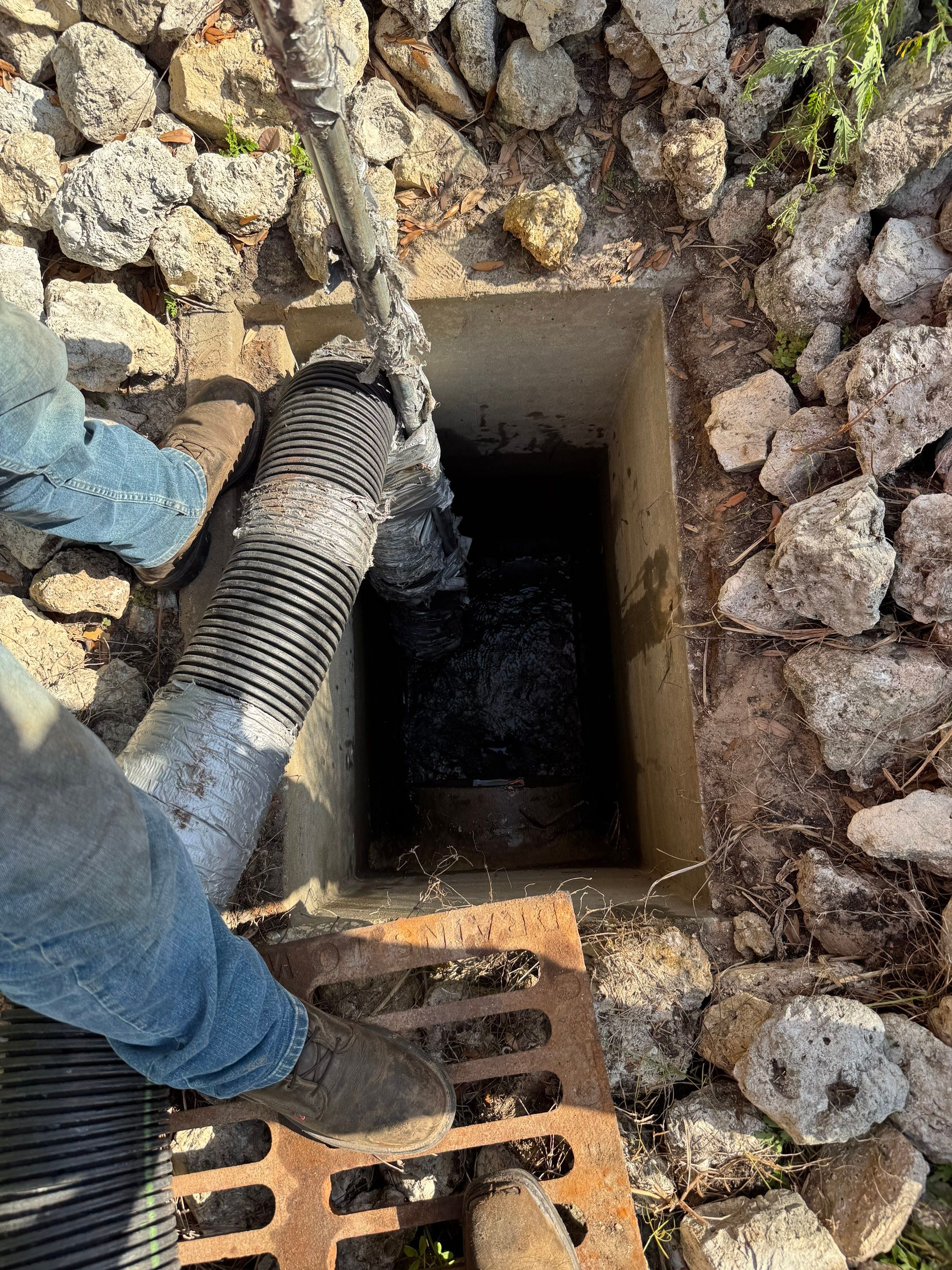 North Naples Community Stormwater Catch Basin Cleaning by APS Power & Water